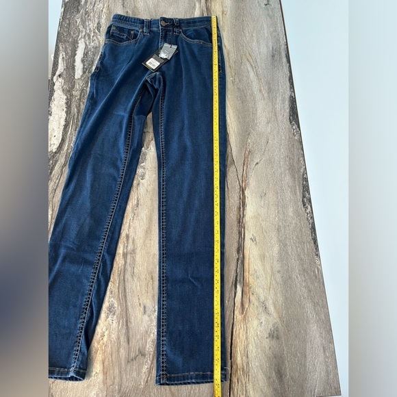 Lois Peter 28/34 Slim 1660 Mid-low Waist Tapered Leg Jeans Denim Blue - Picture 15 of 16